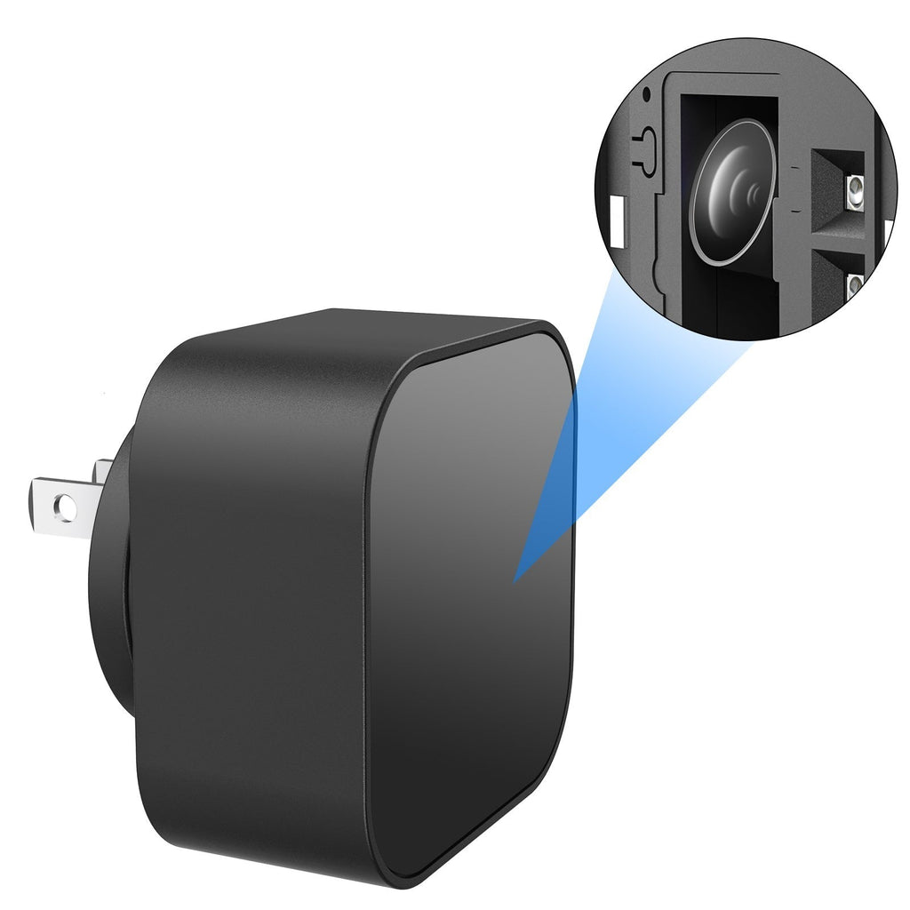 Night Vision Hidden Camera AC Adapter Type-C Phone Charging Adjustable Lens Angle Adapter - Myhiddeneyes