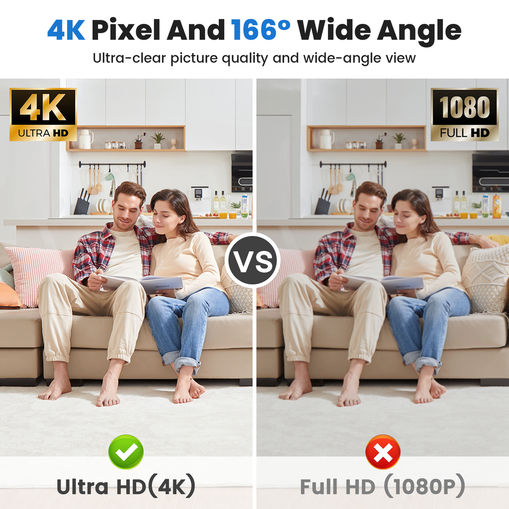 Hidden Camera Clock - 4K & 1080p Clock Secret Camera With IR CUT - Myhiddeneyes
