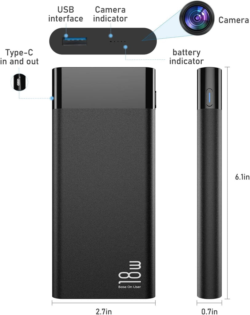 Mobile Power Camera Portable Nanny Camera - Myhiddeneyes