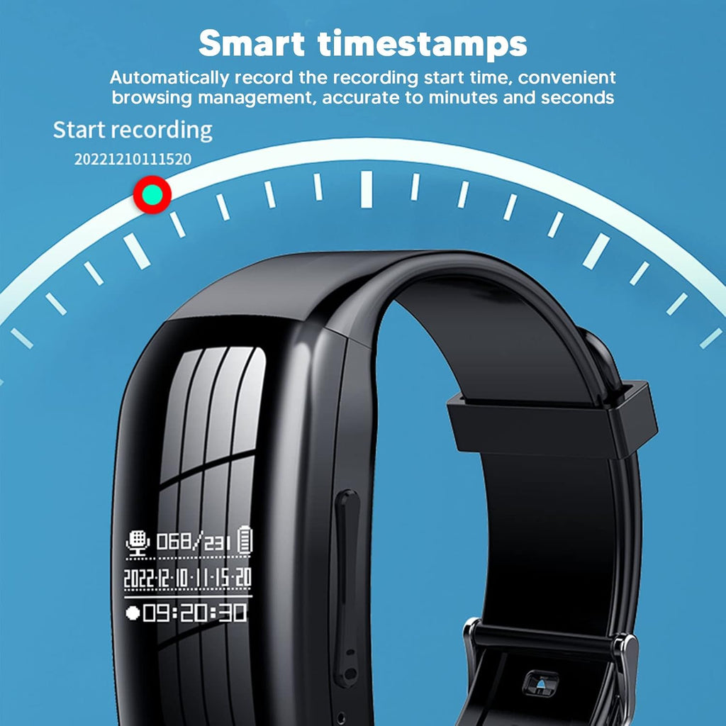 Voice Recorder Watch Voice Activated Recorder with 25 Hours Continuous Recording Time - Myhiddeneyes