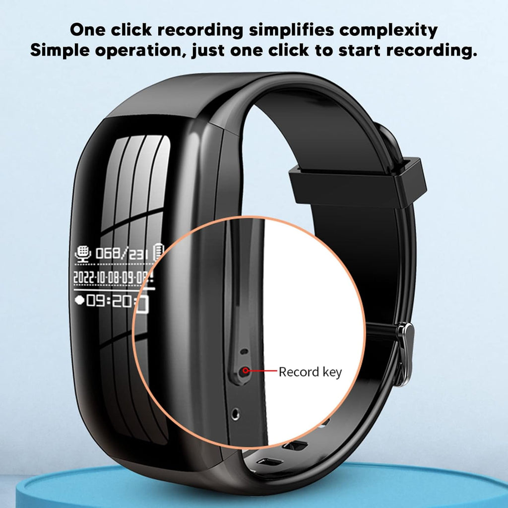 Voice Recorder Watch Voice Activated Recorder with 25 Hours Continuous Recording Time - Myhiddeneyes