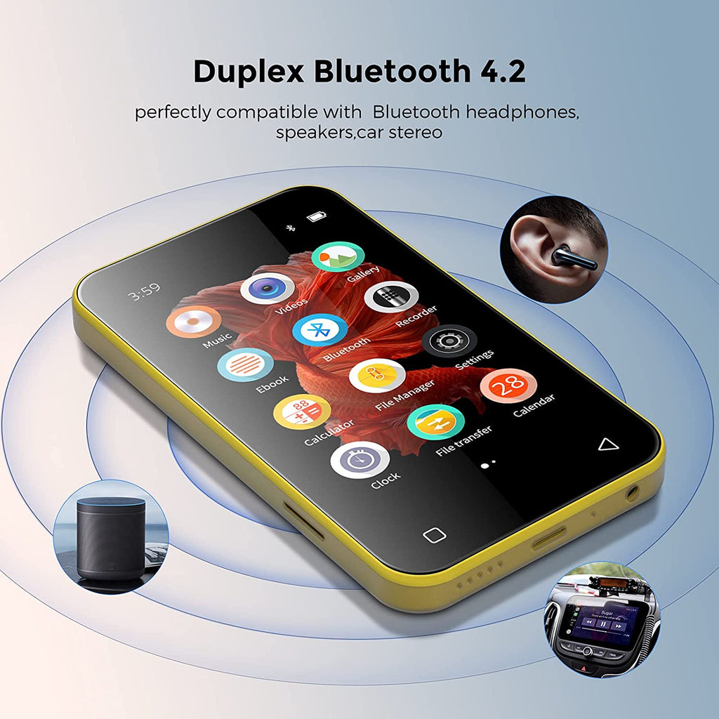 Voice Recorder Portable HiFi Sound Mp3 Music Player with Bluetooth - Myhiddeneyes