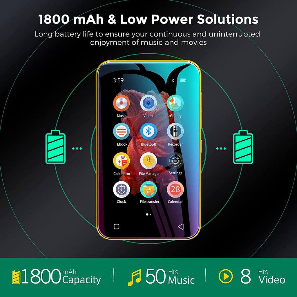 Voice Recorder Portable HiFi Sound Mp3 Music Player with Bluetooth - Myhiddeneyes