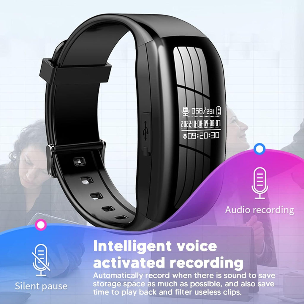 Voice Recorder Watch Voice Activated Recorder with 25 Hours Continuous Recording Time - Myhiddeneyes