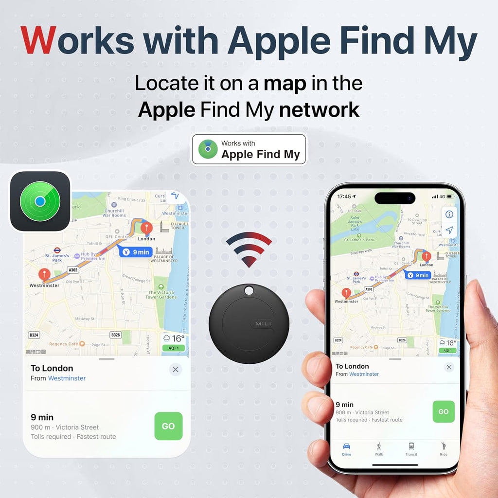 Apple MFi Certified Portable Bluetooth Tracker - Myhiddeneyes
