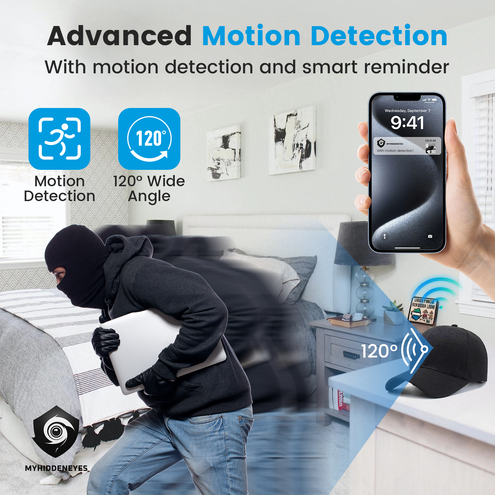 Hat Camera Mini WiFi Hat Camera: 1080P Wearable Video Recorder – Lizvie