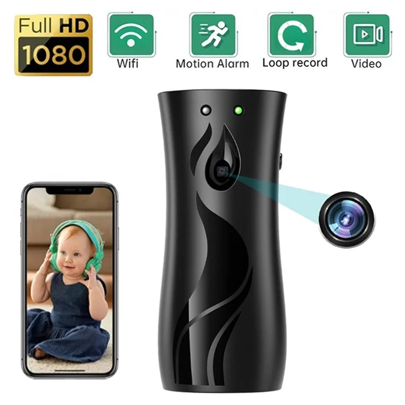 Camera Dispensing WiFi Camera Spray Dispenser Aromatherapy Bottle – Lizvie