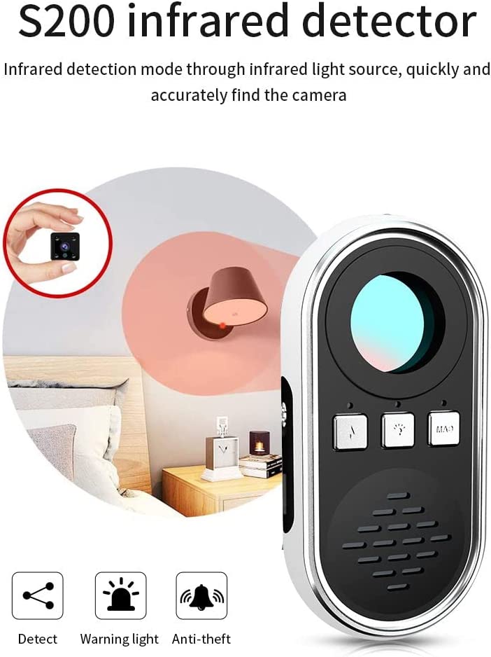 Infrared Hidden Camera Detector LED Anti Spy Taping Device for Hotel  Household Bedroom - Locates Camera Quickly And Instantly